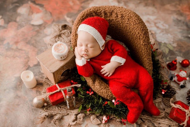 Baby in a sustainable nursery