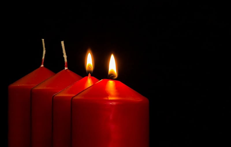 Repurposed Glass Jar Candles